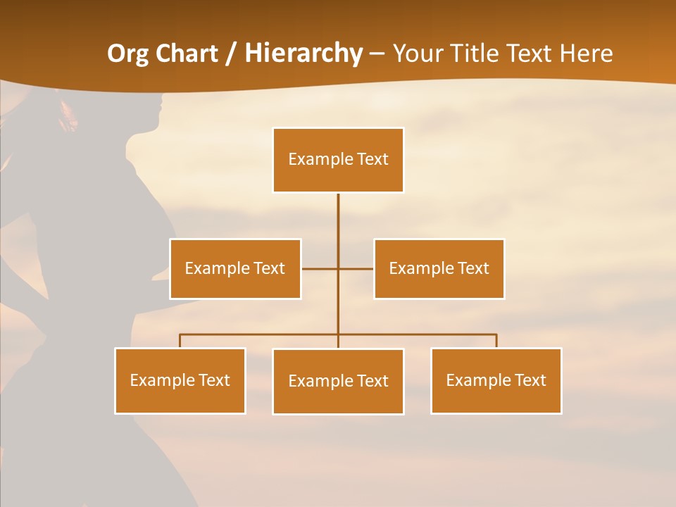Runner  Sun PowerPoint Template