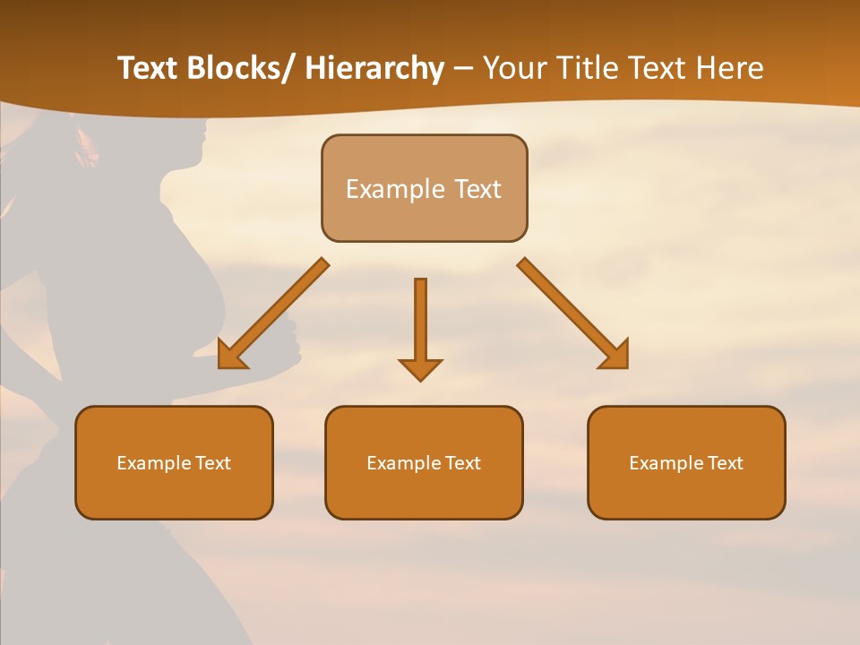 Runner  Sun PowerPoint Template