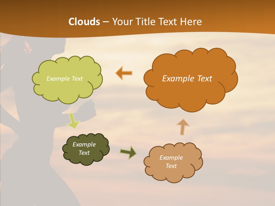 Runner  Sun PowerPoint Template