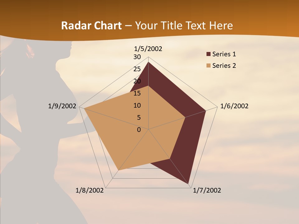 Runner  Sun PowerPoint Template