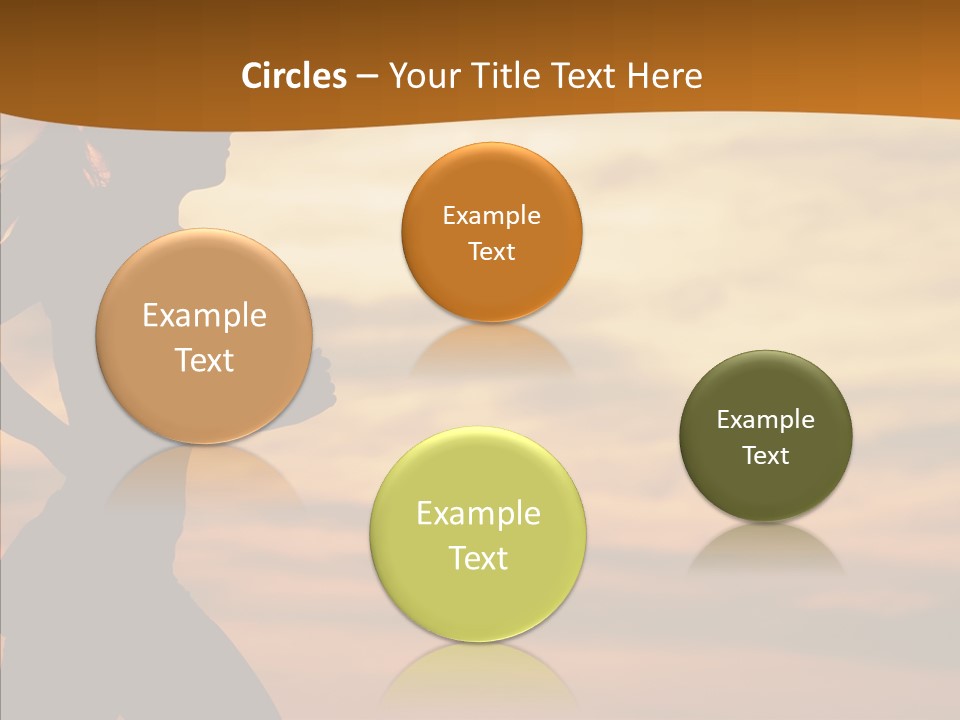 Runner  Sun PowerPoint Template