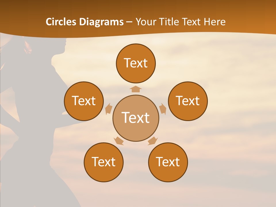 Runner  Sun PowerPoint Template