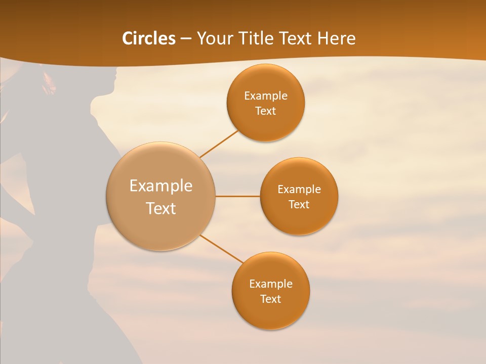 Runner  Sun PowerPoint Template
