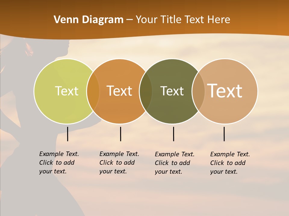 Runner  Sun PowerPoint Template