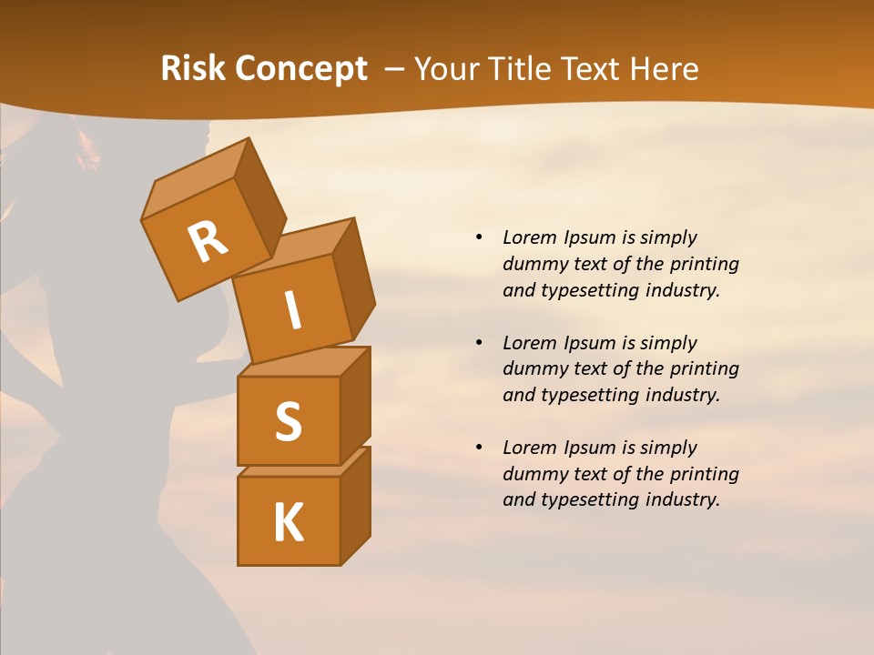 Runner  Sun PowerPoint Template