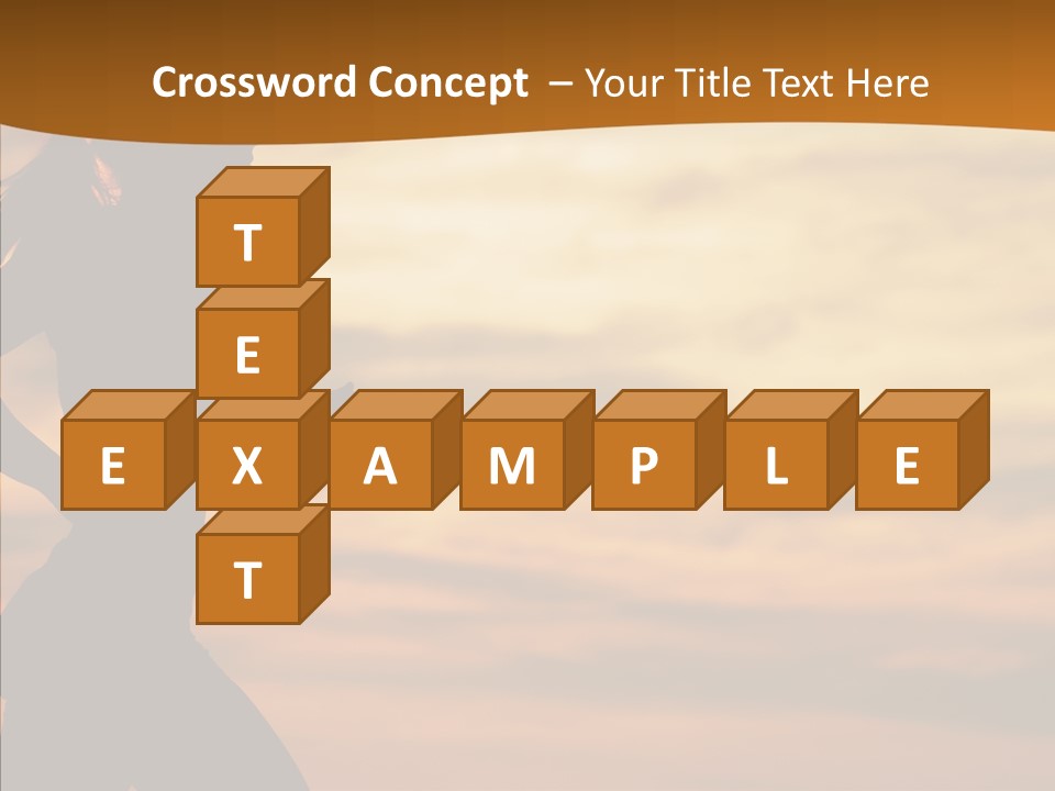 Runner  Sun PowerPoint Template