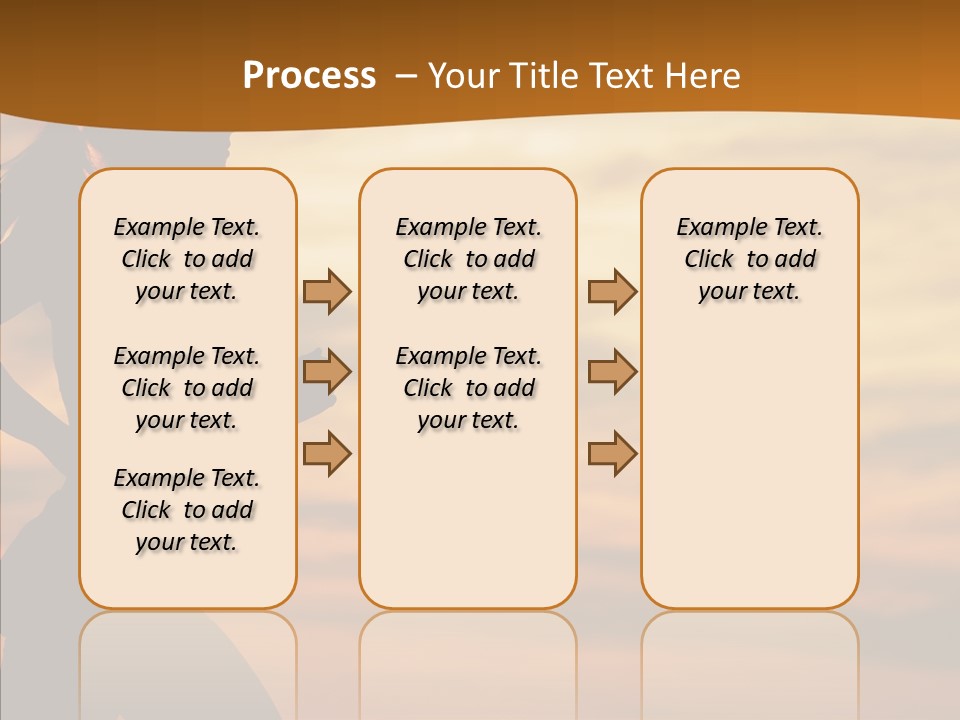 Runner  Sun PowerPoint Template