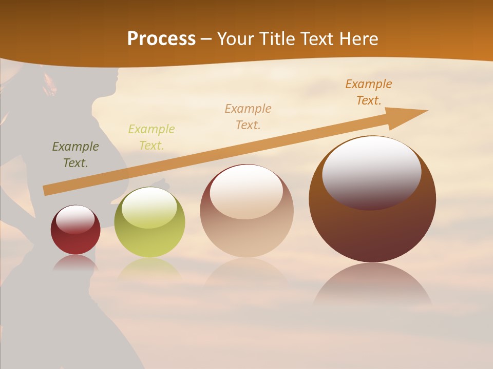 Runner  Sun PowerPoint Template