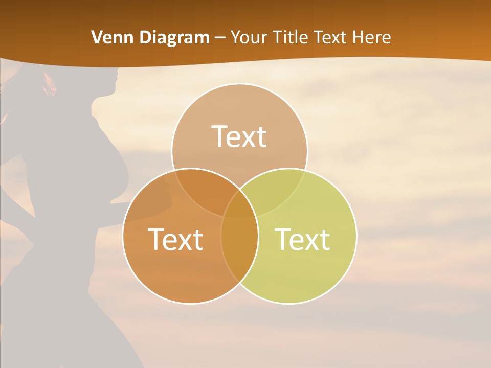 Runner  Sun PowerPoint Template