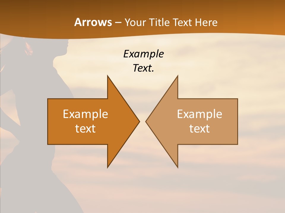 Runner  Sun PowerPoint Template