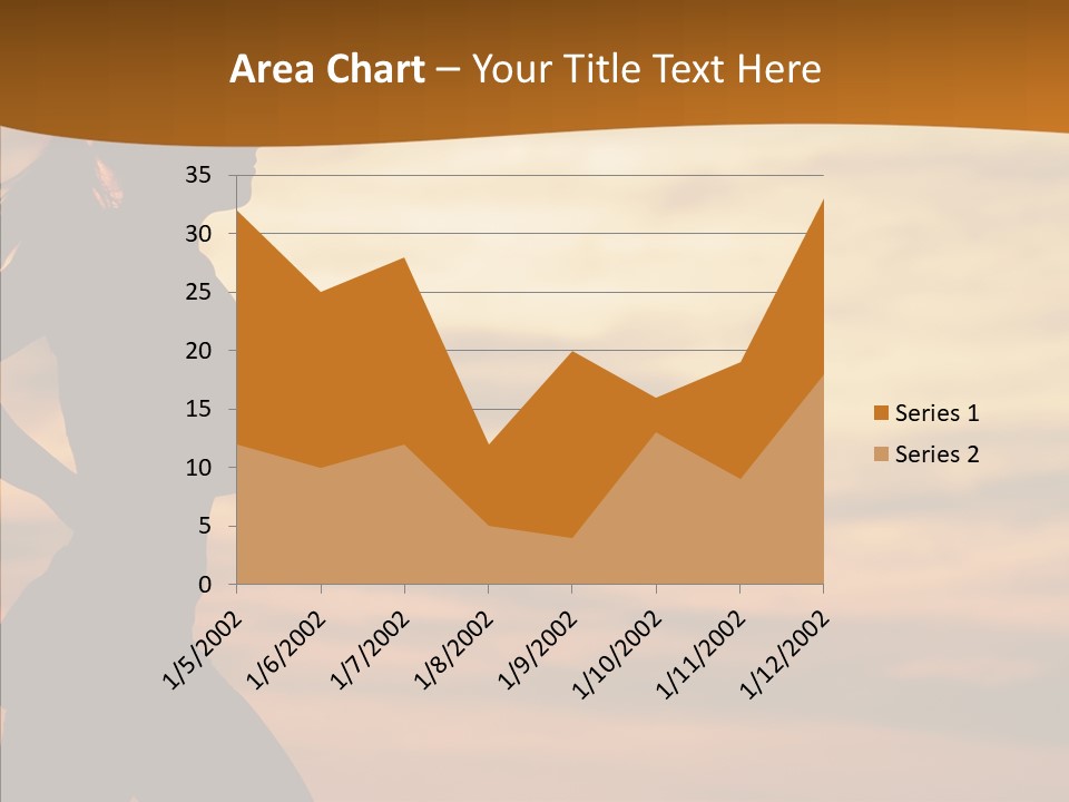 Runner  Sun PowerPoint Template