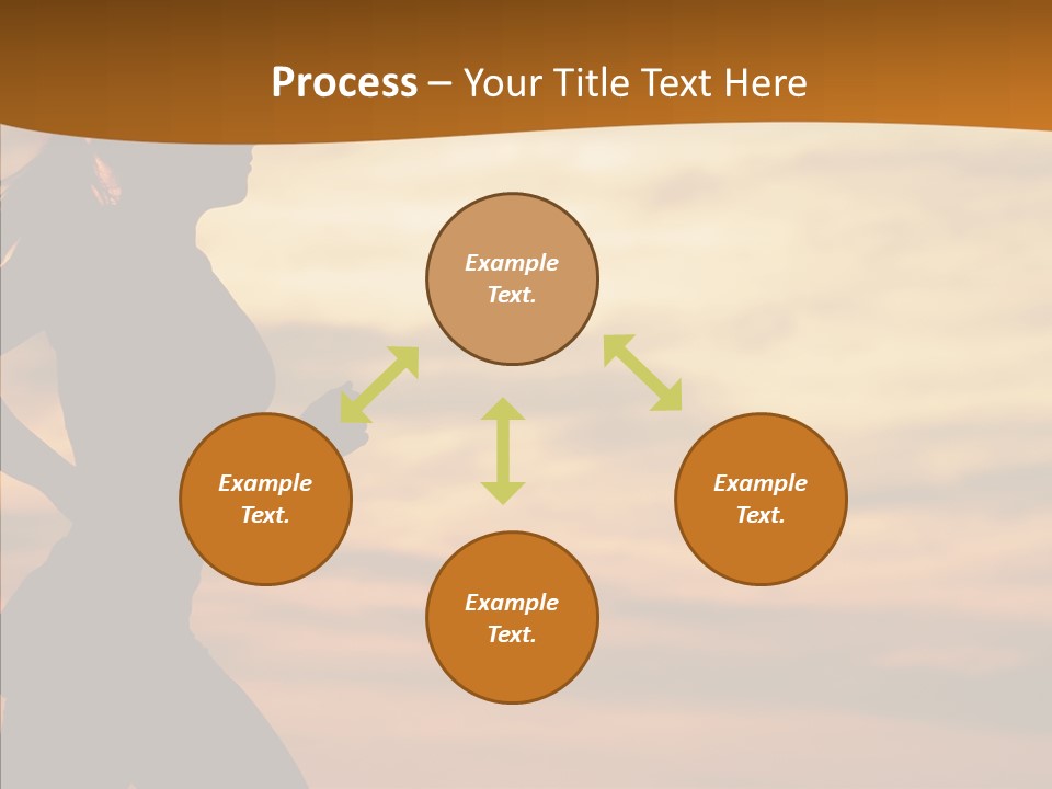 Runner  Sun PowerPoint Template