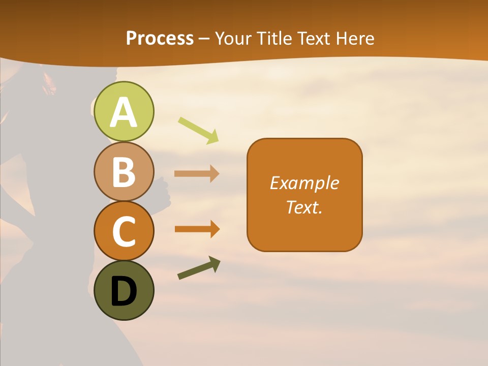Runner  Sun PowerPoint Template