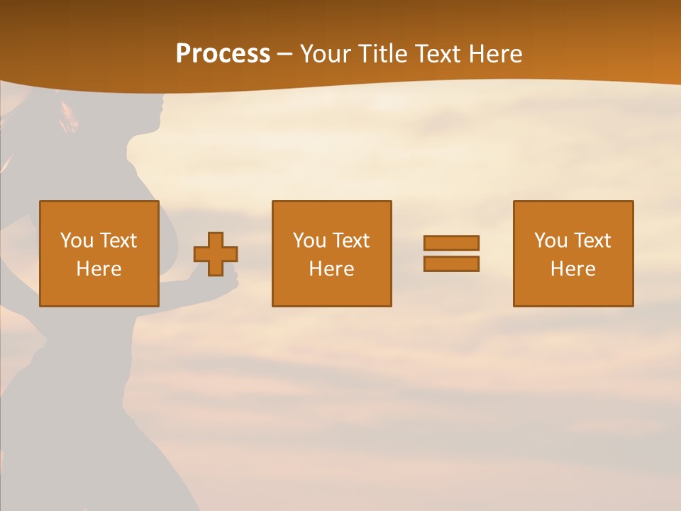 Runner  Sun PowerPoint Template