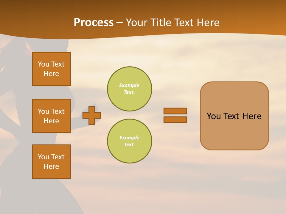 Runner  Sun PowerPoint Template
