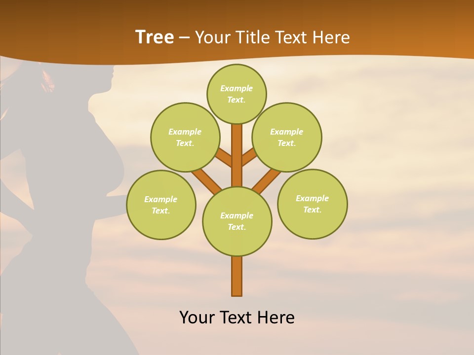 Runner  Sun PowerPoint Template