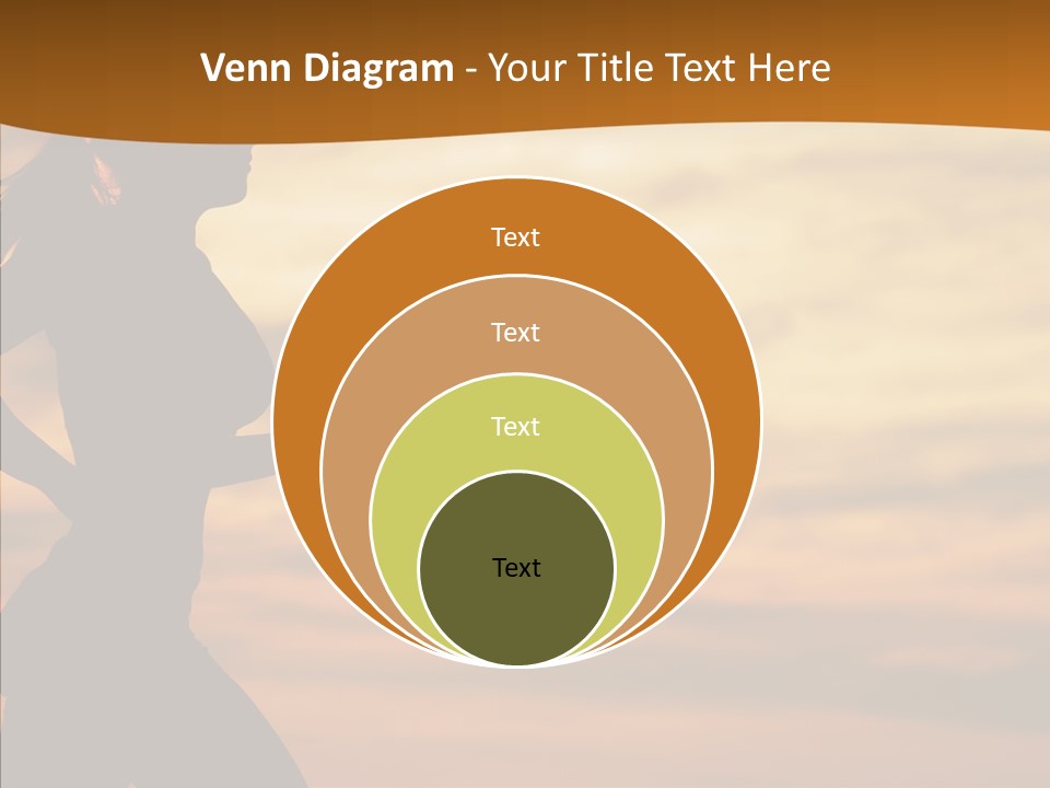 Runner  Sun PowerPoint Template