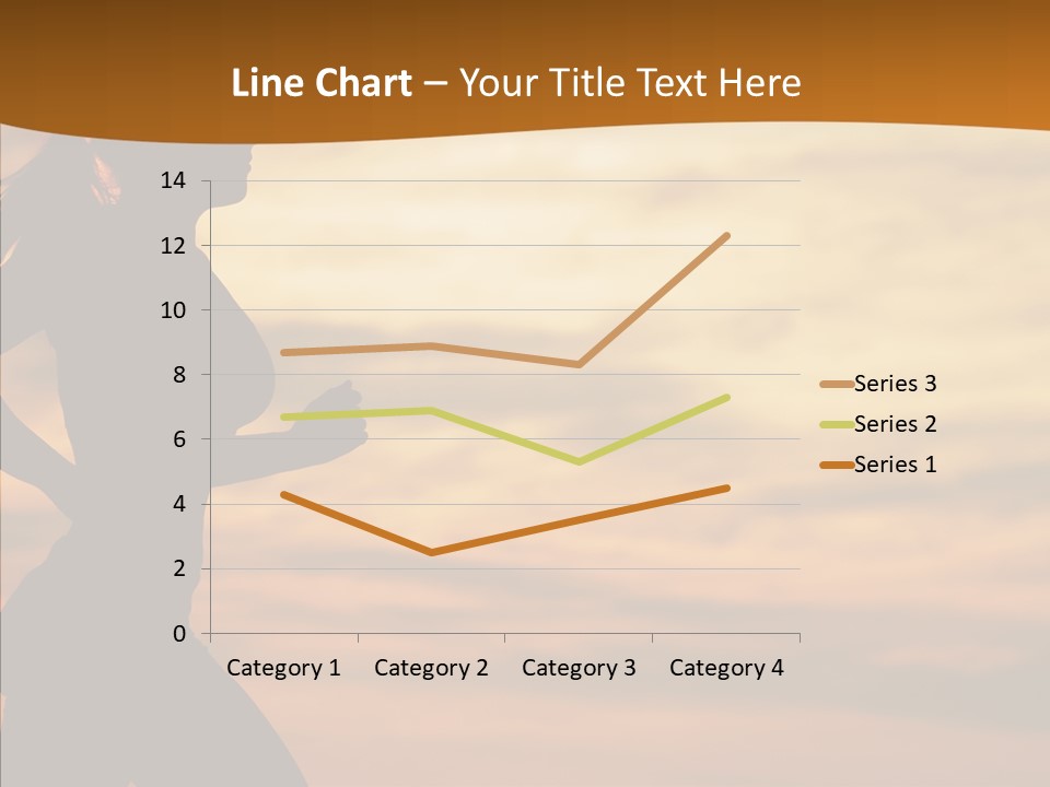 Runner  Sun PowerPoint Template