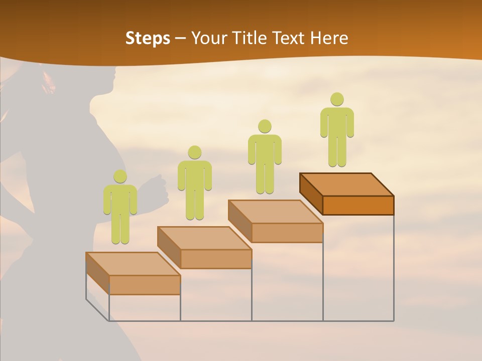 Runner  Sun PowerPoint Template
