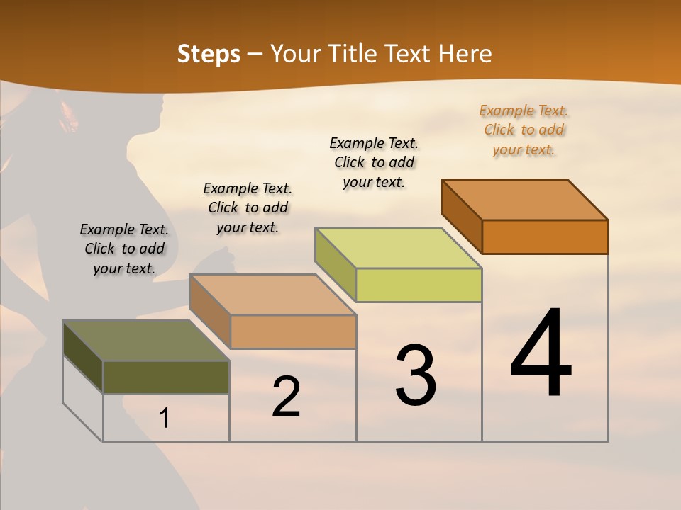 Runner  Sun PowerPoint Template