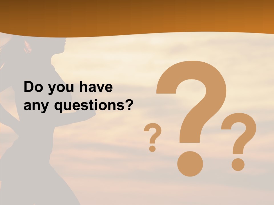 Runner  Sun PowerPoint Template