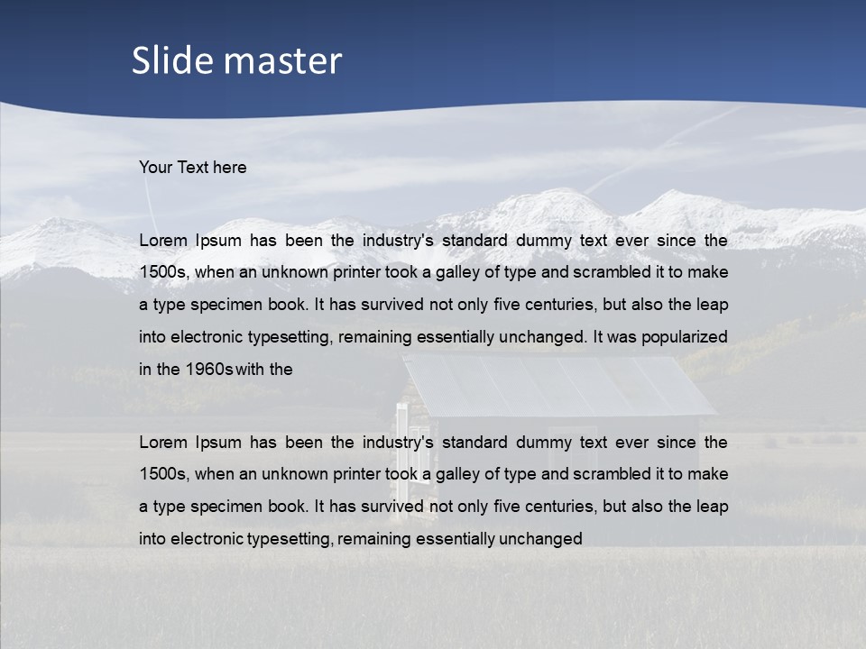 Humorou Company Writing PowerPoint Template