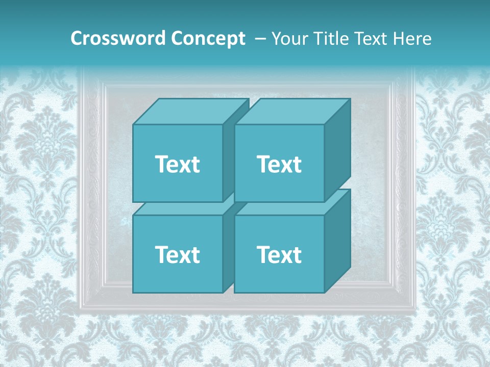 Burnt Pattern Art PowerPoint Template