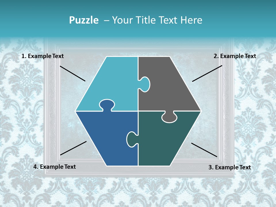 Burnt Pattern Art PowerPoint Template