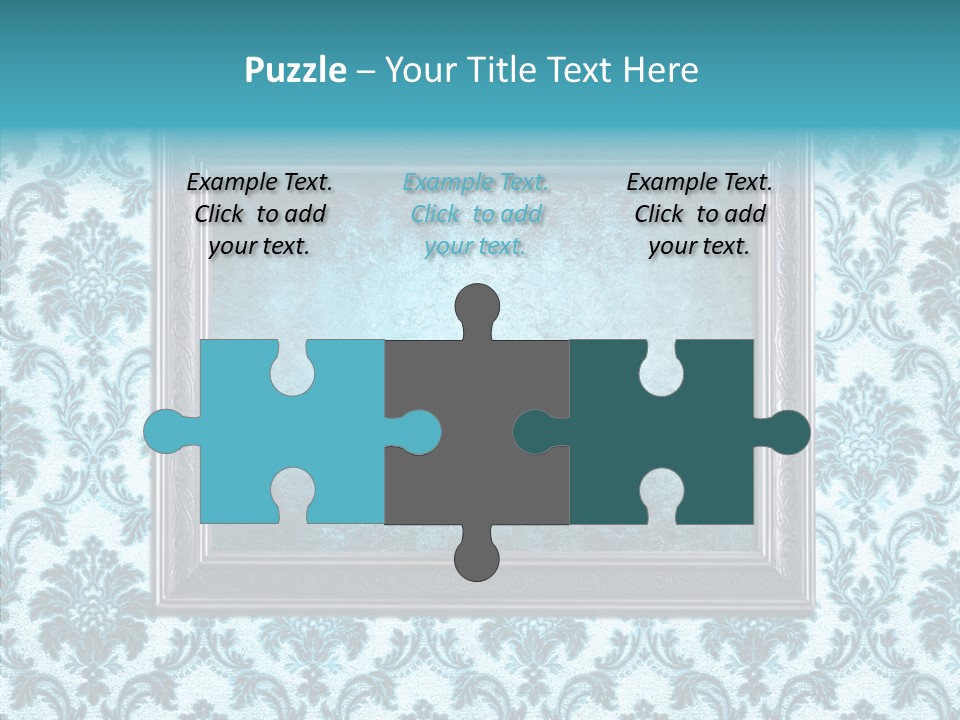 Burnt Pattern Art PowerPoint Template