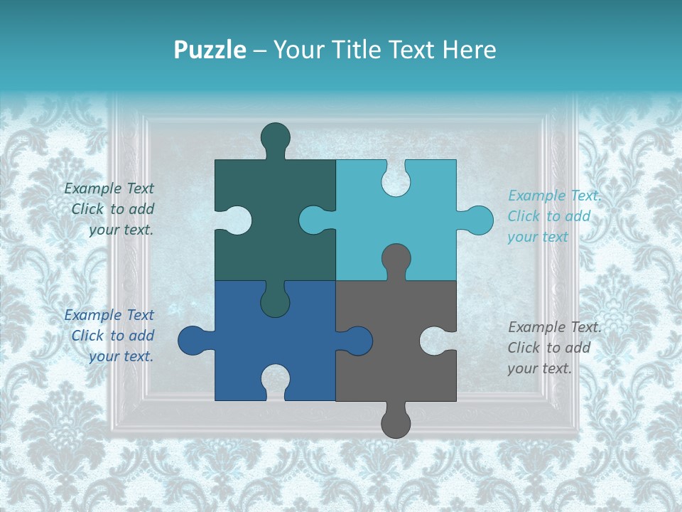 Burnt Pattern Art PowerPoint Template