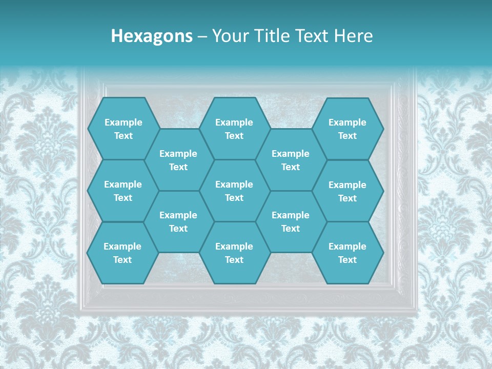 Burnt Pattern Art PowerPoint Template