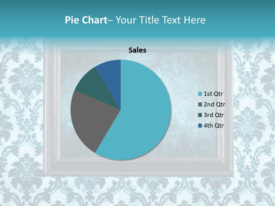 Burnt Pattern Art PowerPoint Template