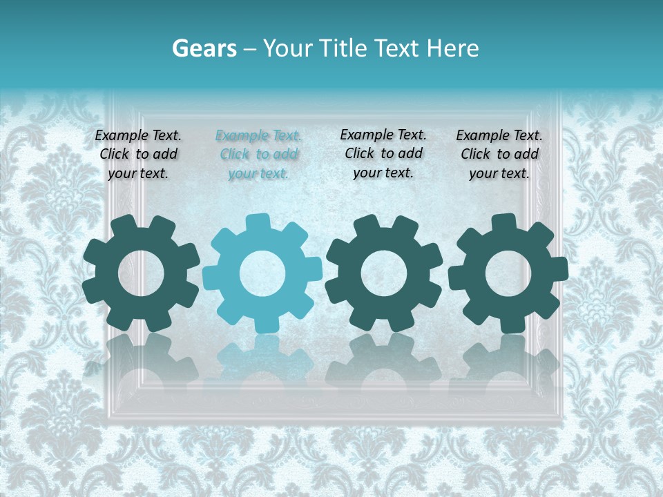 Burnt Pattern Art PowerPoint Template