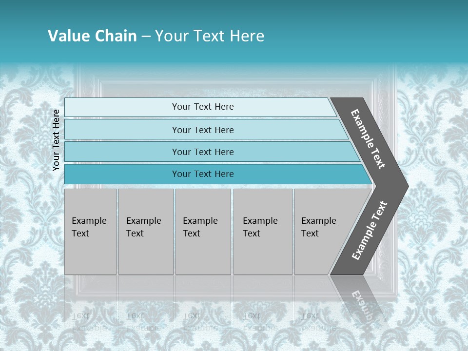 Burnt Pattern Art PowerPoint Template