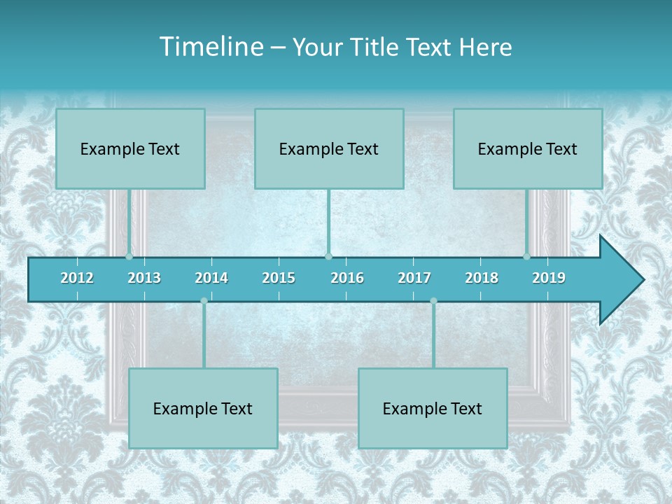 Burnt Pattern Art PowerPoint Template