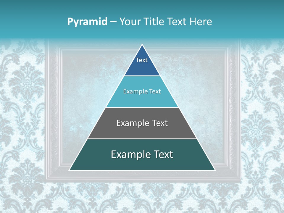 Burnt Pattern Art PowerPoint Template