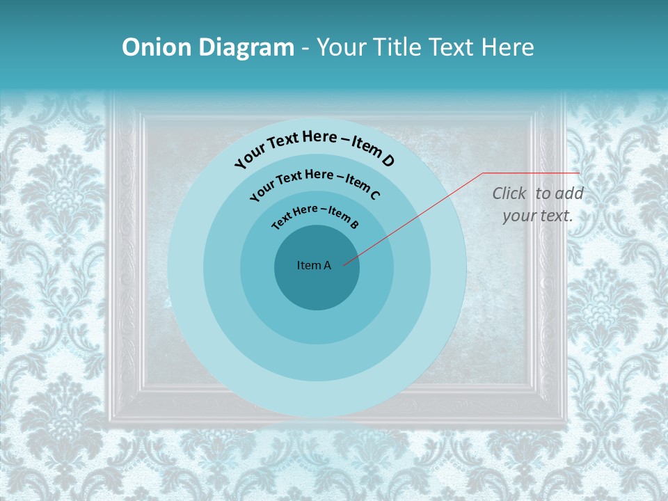 Burnt Pattern Art PowerPoint Template