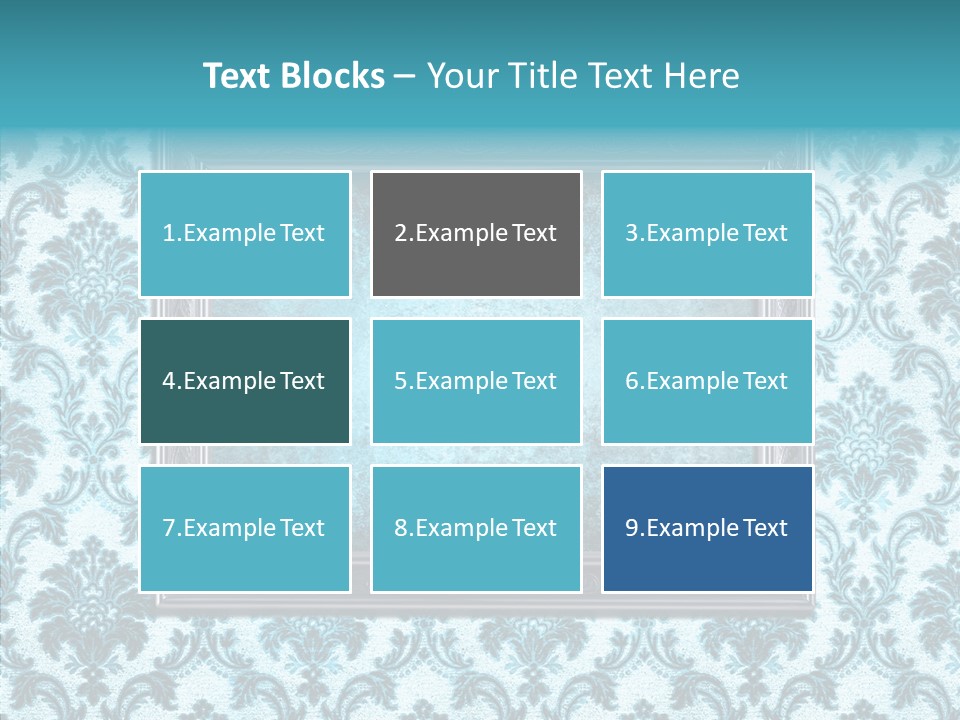 Burnt Pattern Art PowerPoint Template