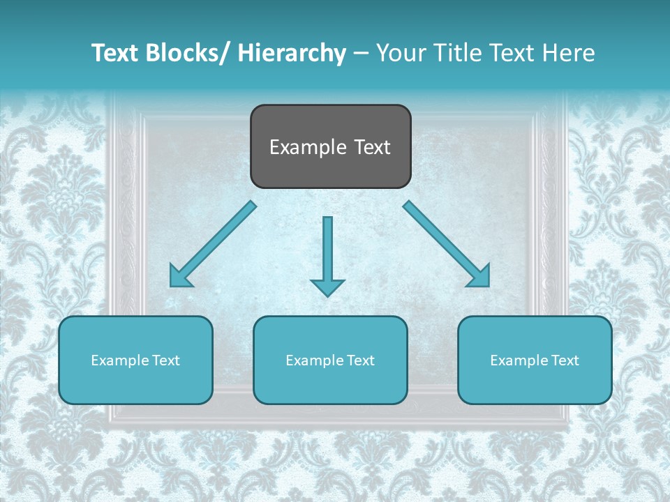Burnt Pattern Art PowerPoint Template