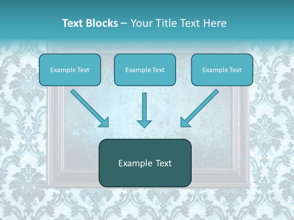 Burnt Pattern Art PowerPoint Template