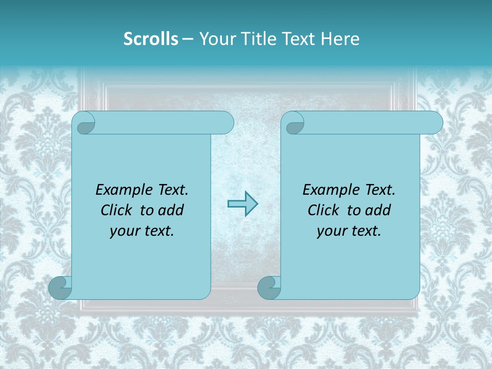Burnt Pattern Art PowerPoint Template