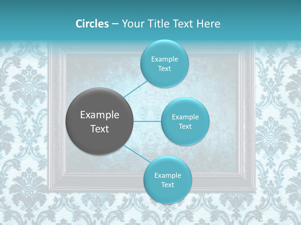 Burnt Pattern Art PowerPoint Template