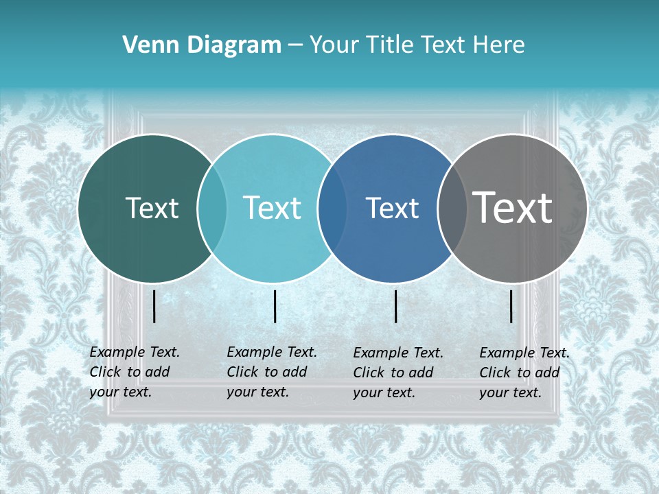 Burnt Pattern Art PowerPoint Template