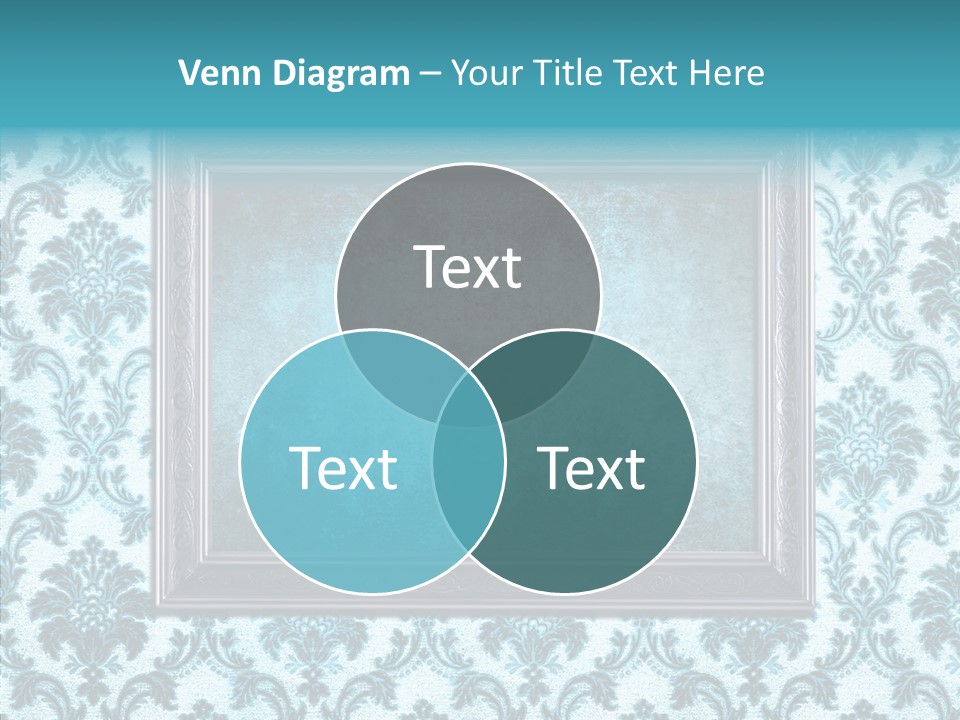 Burnt Pattern Art PowerPoint Template