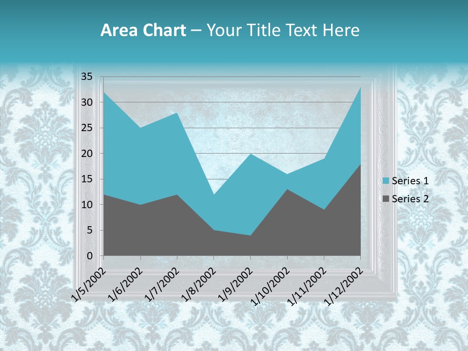Burnt Pattern Art PowerPoint Template