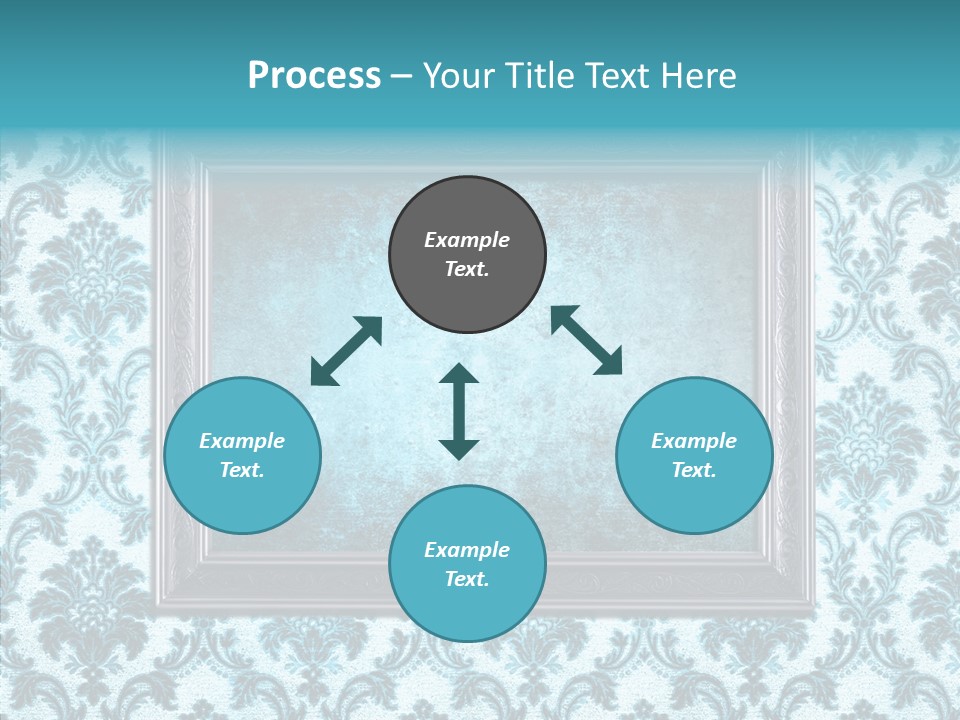 Burnt Pattern Art PowerPoint Template