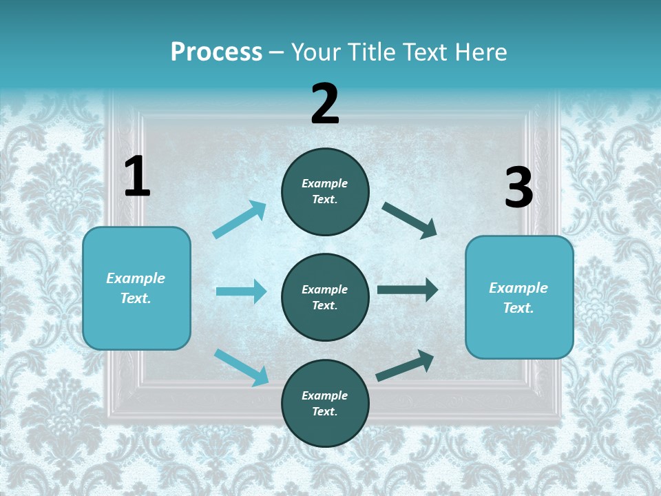 Burnt Pattern Art PowerPoint Template