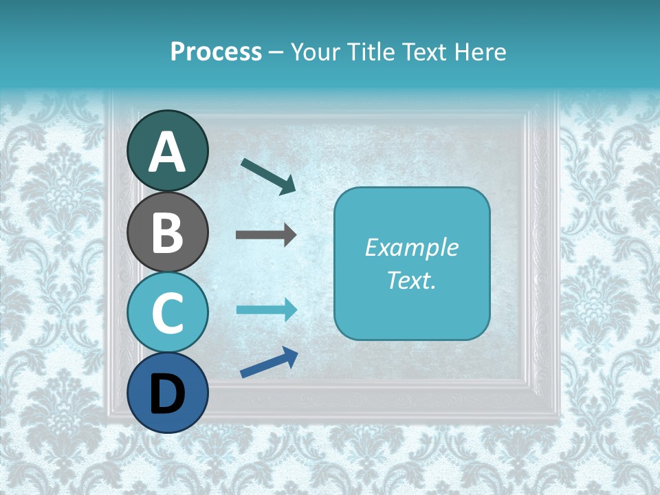 Burnt Pattern Art PowerPoint Template