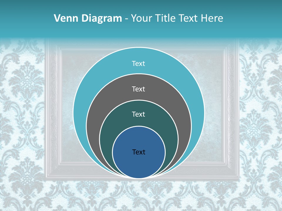 Burnt Pattern Art PowerPoint Template