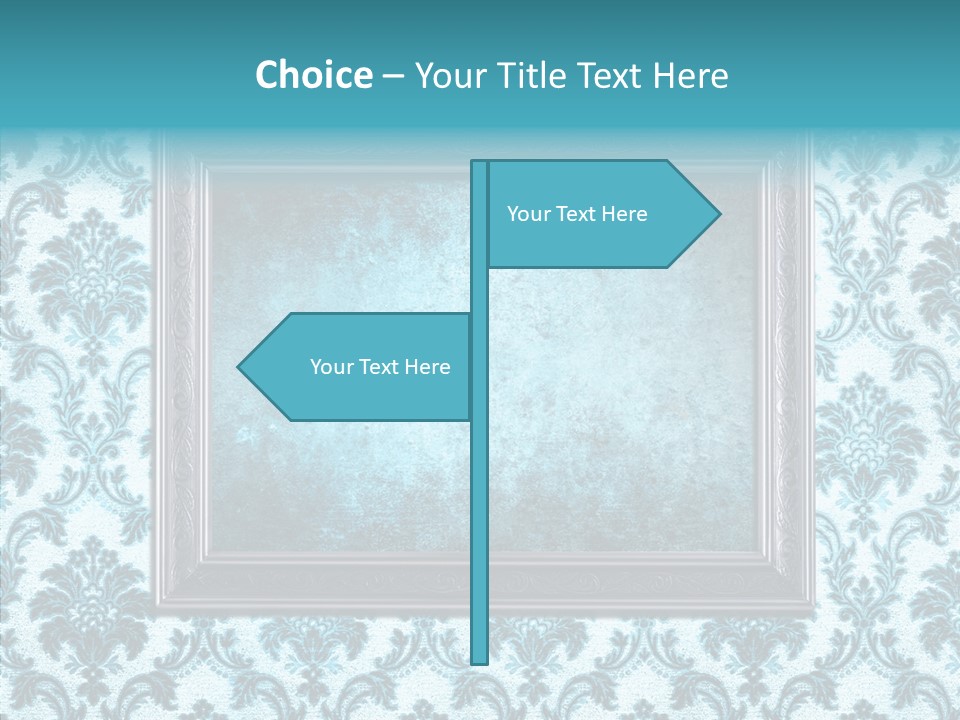 Burnt Pattern Art PowerPoint Template